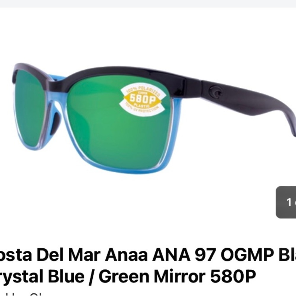 Costa Del Mar Anaa 97 OGMP 580 polarized
